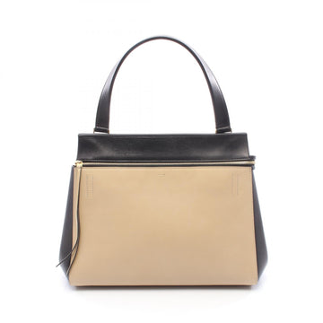 Celine Edge Shoulder Handbag Leather
