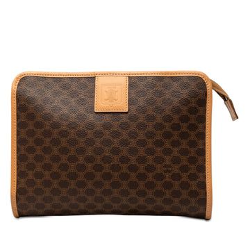 Celine Macadam Coated Canvas Clutch Pre-