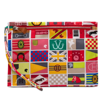 Hermès Hermes En Voyage Silk Pouch Pre-