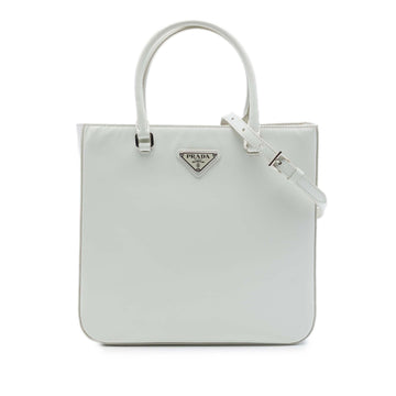 Prada Medium Spazzolato Leather Satchel