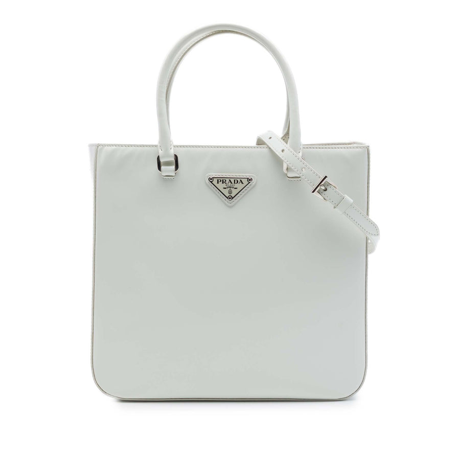 Prada Medium Spazzolato Leather Satchel