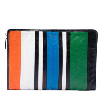 Balenciaga Lambskin Bazar Clutch Pre-