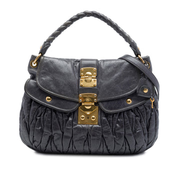 Miu Matelasse Nappa Coffer