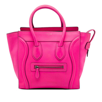 Celine Micro Drummed Calfskin Luggage