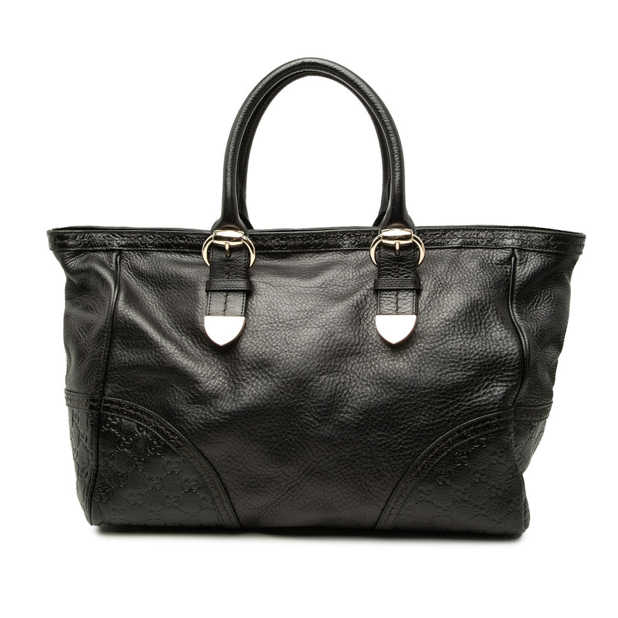 Gucci Ssima Trimmed Calfskin Signoria