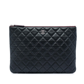 Chanel Medium Quilted Lambskin O Case