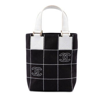 Chanel Small Cc Chocolate Bar Canvas
