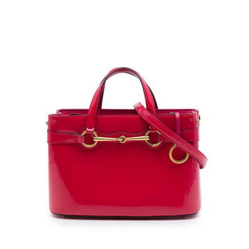 Gucci Patent Bright Bit Satchel Pre-