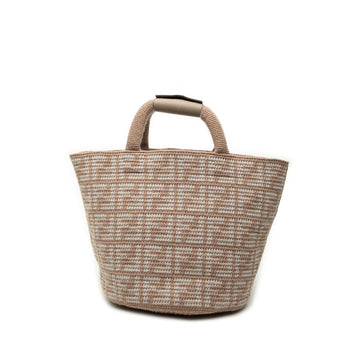 Fendi Zucca Cashmere Shopper Tote Pre-