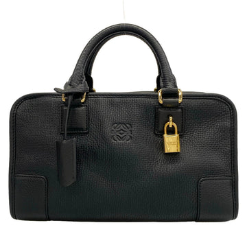 Loewe Amazona 28 Black Leather Handbag