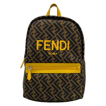 Fendi Zucca Brown Black Yellow Nylon