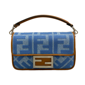 Fendi Baguette Mini Light Blue Brown