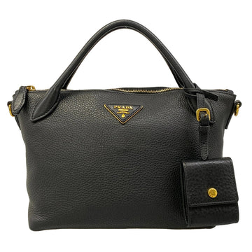 Prada Black Leather Handbag