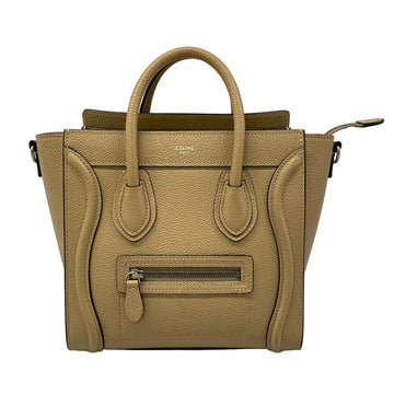 Celine Luggage Nano Shopper Beige