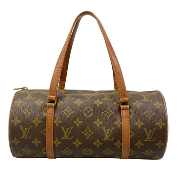Louis Vuitton Papillon 30 Handbag Canvas