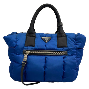 Prada Tessuto Bomber Blue Black Nylon