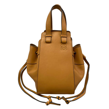 Loewe Hammock Drawstring Bag Small Brown