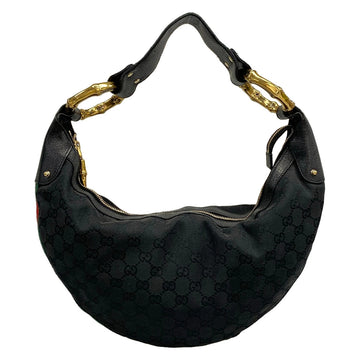Gucci Bamboo/Sherry/Gg Pattern Black