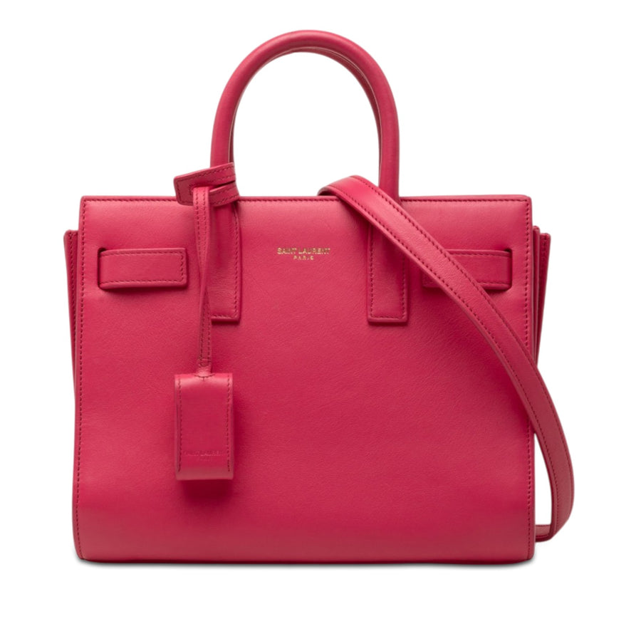 Saint Laurent Nano Leather Sac De Jour