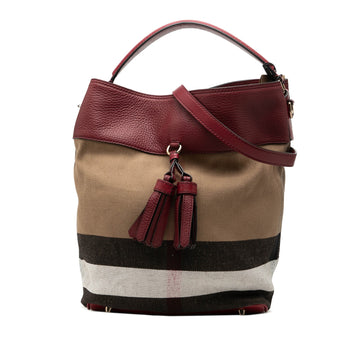 Burberry Medium Mega Check Canvas And