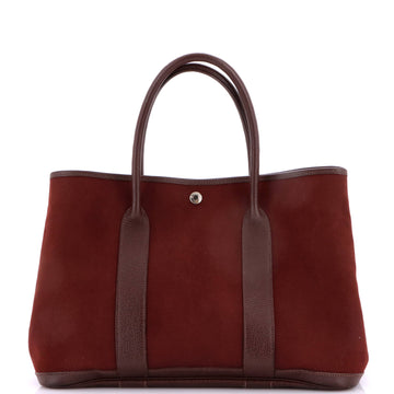 Hermes Garden Party Tote Toile And