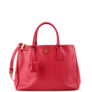 Prada Double Zip Lux Tote Saffiano