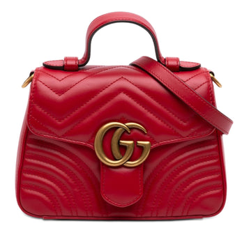 Gucci Mini Gg Marmont Matelasse Leather