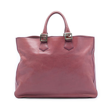 Fendi Large Leather Twins Tote Pre-Loved