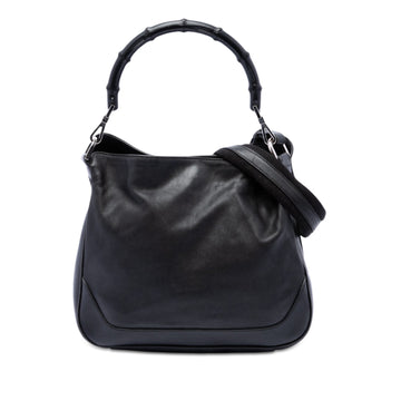 Gucci Leather Bamboo Satchel Pre-Loved