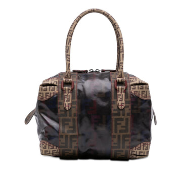 Fendi Zucca Trimmed Coated Canvas Mixed