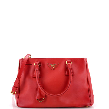 Prada Double Zip Lux Tote Saffiano