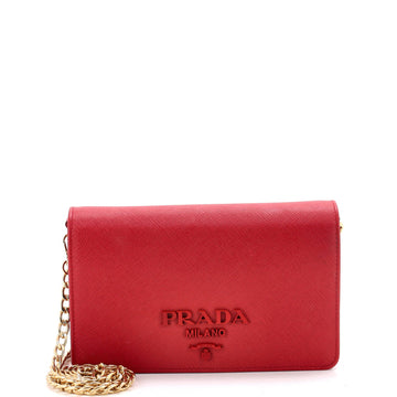 Prada Chain Wallet Crossbody Saffiano