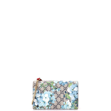 Gucci Chain Wallet Blooms Print Gg