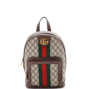 Gucci Ophidia Backpack Gg Coated Canvas