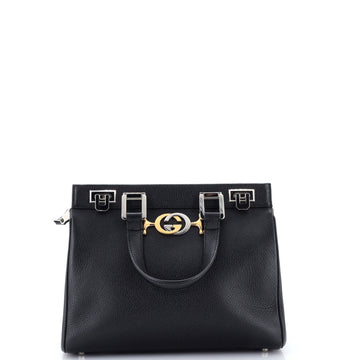 Gucci Zumi Top Handle Bag Leather Small
