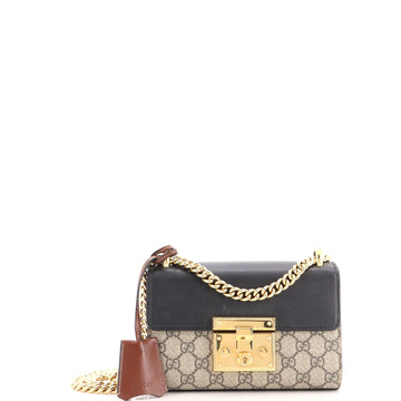 Gucci Padlock Shoulder Bag Gg Coated