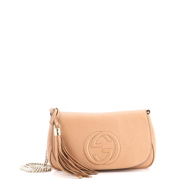 Gucci Soho Chain Crossbody Bag Leather