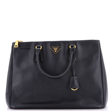 Prada Double Zip Lux Tote Saffiano