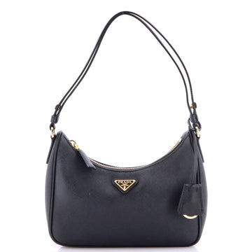 Prada Re-Edition Hobo Saffiano Leather