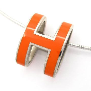 Hermes Pop H Silver Orange Hardware