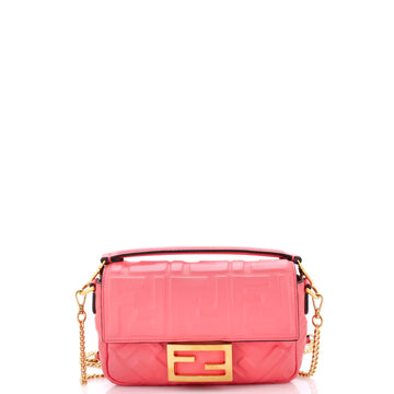 Fendi Baguette Nm Bag Zucca Embossed