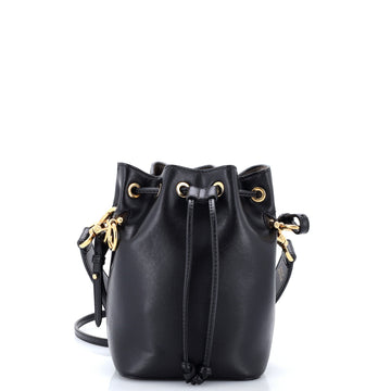 Fendi Mon Tresor Bucket Bag Leather Mini