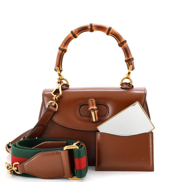 Gucci Bamboo Top Handle Bag Leather
