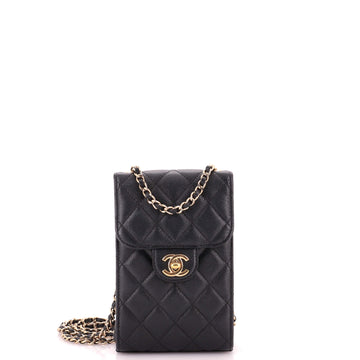 Chanel Cc Flap Phone Holder Crossbody