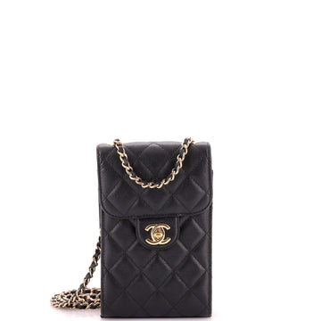 Chanel Cc Flap Phone Holder Crossbody