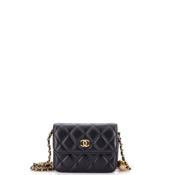 Chanel Pearl Crush Flap Clutch With