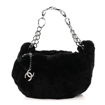 Chanel Lapin Rabbit Fur Shoulder Bag