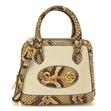 Gucci Snakeskin Boarded Plutone Calfskin