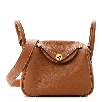 Hermes Taurillon Clemence Mini Lindy 20