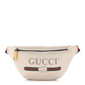 Gucci Grained Calfskin Small Logo Belt